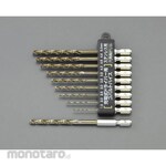 ESCO 10-Piece Set Hexagonal Shaft Drill for Stainless Steel 1.5-5.0mm (Set Mata Bor Hexagonal)