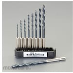 ESCO 9-Piece Set Hexagonal Shaft Drill HSS 2.0-6.0mm (Set Mata Bor Hexagonal)