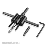 IKURA Set Mata Bor Adjustable Circle Cutter (Drill Bit Set)