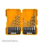INGCO Set Mata Bor Metal Masonry Wood (Drill Bit Set)