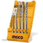 INGCO Set Mata Bor SDS Plus Hammer (Drill Bit Set)
