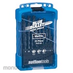 SUTTON Drill Bit Set Straight Shank HSS