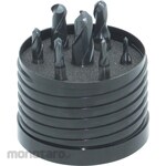 SwissTech Set Mata Bor HSS Cobalt PM 2FLB/N Weldon S/Drill Set P/P