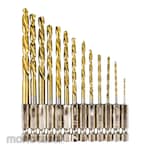 Taffware Set Mata Bor Heksagonal Steel Titanium (Drill Bit Set)