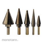 Taffware Set Mata Bor Pagoda Spiral Drill Step Down Titanium Tipe 2 (Drill Bit Set)