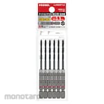 Vessel Cushion Drill for Ironwork 6 Piece Set Φ3.2x98mm (Set Mata Bor Hexagonal)