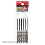 Vessel Cushion Drill for Ironwork 6 Piece Set Φ3x94mm (Set Mata Bor Hexagonal)