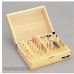 ESCO 45-piece set/3.0mm shaft whetstone, brush, buff set