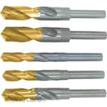 Sherwood Noss Drill HSS Parallel Shank with TiN Tipped (Mata Bor Reduced Shank)