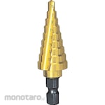 TRUSCO Step Drill Nice Mighty (Titanium Coated Cobalt High Speed Steel) (Mata Bor Pagoda)