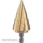 TRUSCO Step Drill Nice Mighty (Titanium Coated Cobalt-High Speed Steel) (Mata Bor Pagoda)