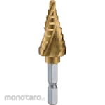 TRUSCO Step Drill Three Piece Blade Spiral Nice Mighty 3SNMS Series (Mata Bor Pagoda)
