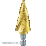 TRUSCO Step Drill Three Piece Blade Spiral Nice Mighty