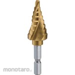 TRUSCO Three Piece Blade Spiral Nice Mighty Step Drill