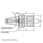 NT Tool Taper Milling Chuck Holder with Air Hole (Chuck Mesin Frais)