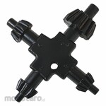 SUNEX TOOLS Chuck Key 4-Way Drive