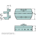 Sandvik CoroTurn SL square shank adapter