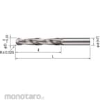 FKD (Fukuda Seiko) Keyway end mill (minus tolerance) KE-OL