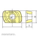 Moldino (Mitsubishi Hitachi Tool) Insert Cutter EPMT