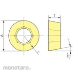 Moldino (Mitsubishi Hitachi Tool) Insert Cutter RPMT
