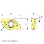 Moldino (Mitsubishi Hitachi Tool) Insert Cutter ZPET
