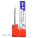 CARDIA Ballnose Carbide 2 Flutes 55 HRC