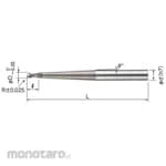 FKD (Fukuda Seiko) Tapered neck ball end mill NBE