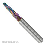 Mitsubishi Materials 4-flute DLC coated tapered blade ball end mill for aluminum alloy machining DLC4LATB
