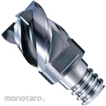 OSG Phoenix Exchangeable Head End Mill Square Corner Radius Shape PXVC (Uneven Lead, 4 Flute, Strong Helix, No Oil Hole)