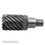 Mitsubishi Materials 12-blade, carbide multi-blade vibration-damping radius head for machining difficult-to-cut materials