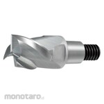 Mitsubishi Materials 3-blade carbide radius head for aluminum machining