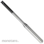 Mitsubishi Materials 4-Flute MS Plus High-Precision Long Neck Carbide Radius End Mill, 6mm