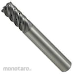 Mitsubishi Materials 6-Flute Smart Miracle Multi-Coolant Hole Vibration-Dampening Carbide Radius End Mill, Medium, 12mm Flute Length