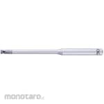 OSG Carbide End Mill for High Hardness Steel Long Neck Radius Type 4 Blades for High Precision Finishing AE-CPR4-H