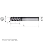 Sumitomo Electric GS Mill Hard Radius End Mill (Mata Pahat Frais)