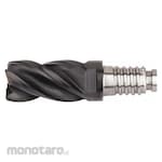 WIDIA HANITA High-Performance Finishing Coated Carbide Corner-Radius End Mill (Mata Pahat Frais Radius)