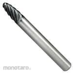 Mitsubishi Materials 6-Flute Smart Miracle Carbide Barrel End Mill, Medium, 12mm Flute Length