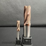 TOTIME Carbide roughing end mill, vibration-damping type, lead angle 19/21°, POWER coating, 4 flutes.
