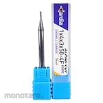 CARDIA Carbide End Mill 4 Flutes 45 HRC (Mata Pahat Frais Persegi)