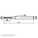 Mitsubishi Materials 2-Flute Miracle End Mill (S)