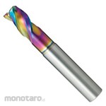 Mitsubishi Materials 3-flute DLC coated end mill (S) DLC3SA for high efficiency aluminum alloy machining
