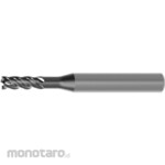 Mitsubishi Materials Solid End Mill, Square, 4 Flutes