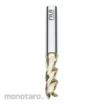 NUI Solid Carbide End Mills for Aluminium HSC 45° Helix