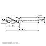 OSG 4 Blade Center Cut Short End Mill (CC-EMS)