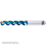 OSG DLC Carbide End Mill for Non-Ferrous Materials, Standard, 3-Flute, Long, 3D, Pin-Cad Type, AE-TL-N