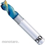OSG DLC Carbide End Mill for Non-Ferrous, Standard, 3-Flute, Short, Pin-Cad