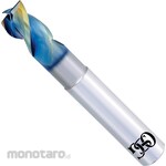 OSG DLC Carbide End Mill for Non-Ferrous, Standard, 3-Flute, Short, Square