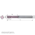 Sumitomo Electric Up-Cut Deep Slot End Mill (Square-End)