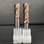 TOTIME Carbide square end mill, vibration-damping type, lead angle 35/38°, POWER coating, 4 flutes.