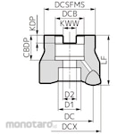 Sumitomo Electric Hard Metal SEC-Sumi Dual Mill Cutter